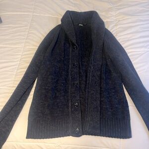 Cozy Midnight Blue Long Sweater L